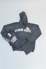 Load image into Gallery viewer, Male Grey Distressed Hoodie