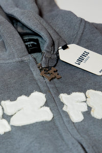 Male Grey Distressed Hoodie