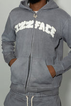 Load image into Gallery viewer, Male Grey Distressed Hoodie